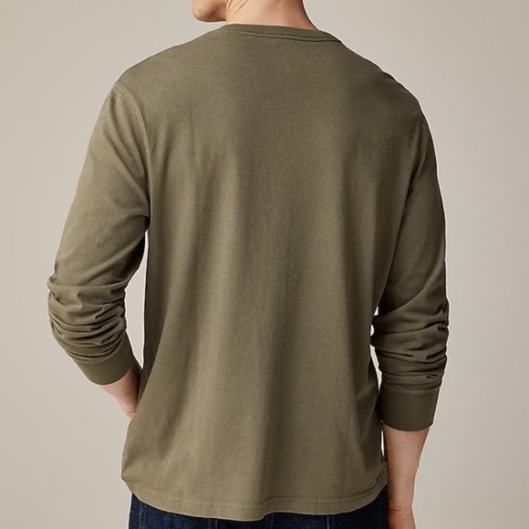 J crew Vintage-wash cotton henley - Picture 2 of 6
